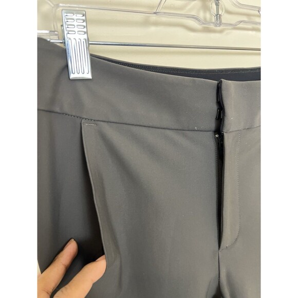 Athleta Pants Womens 2 Stellar Green Gray Flare Trouser Mid-Rise Fitted L - Picture 9 of 16